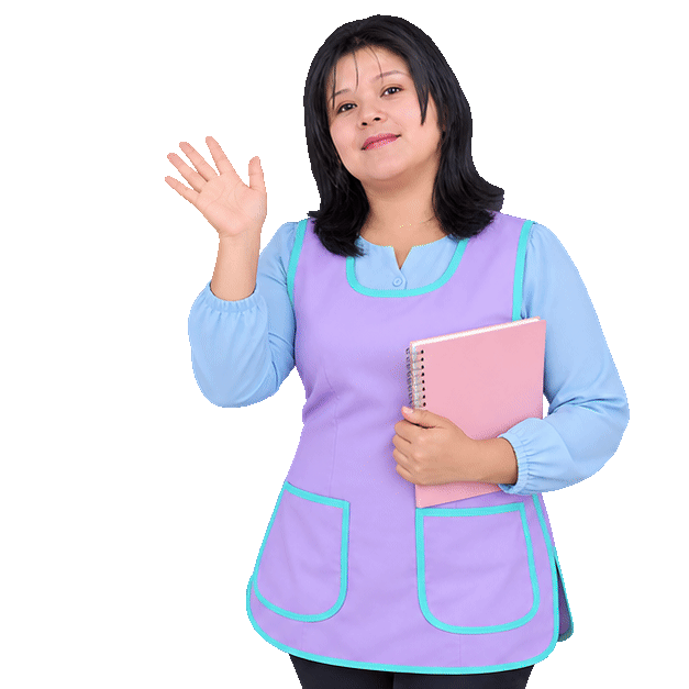Débora saludando para darte la bienvenida a MaestraDIY